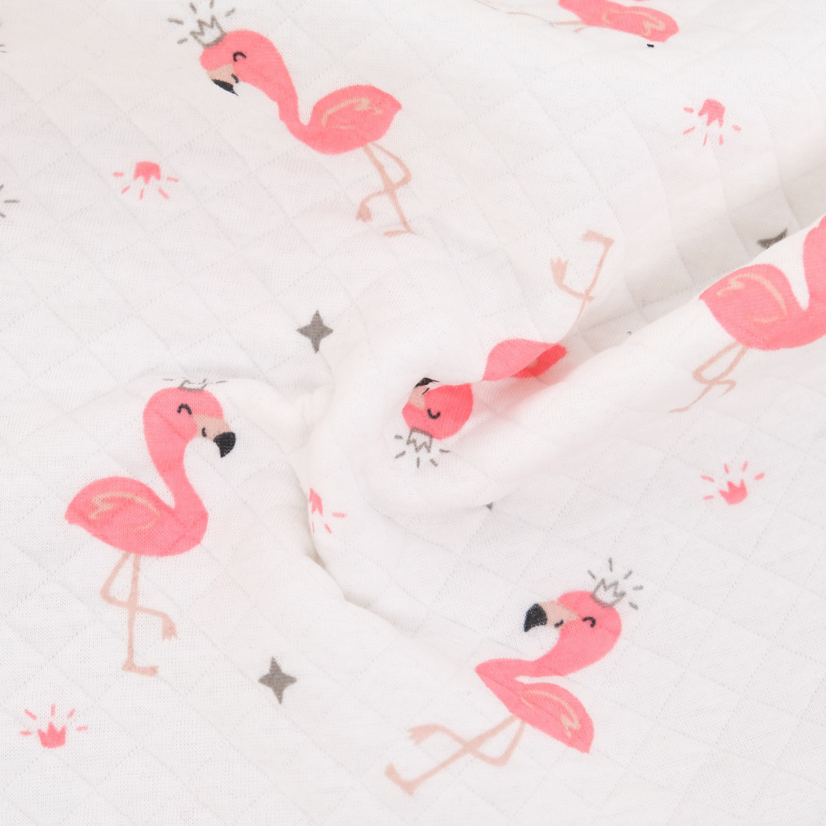 Jersey Matelassé Imprimé Rosy Le Flamand - Maison Klem